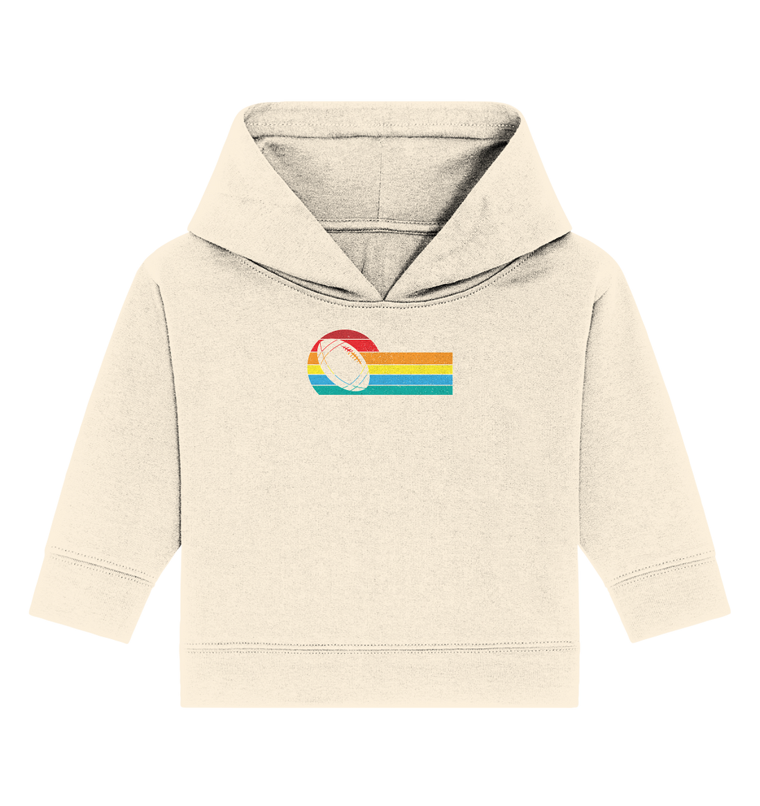 Rainbow Color Ball - Baby Organic Hoodie