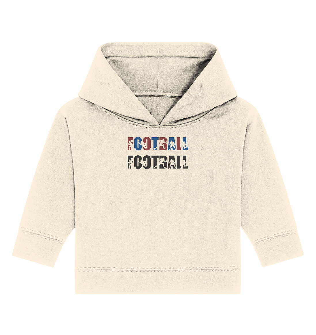 Football Silhouette - Baby Organic Hoodie