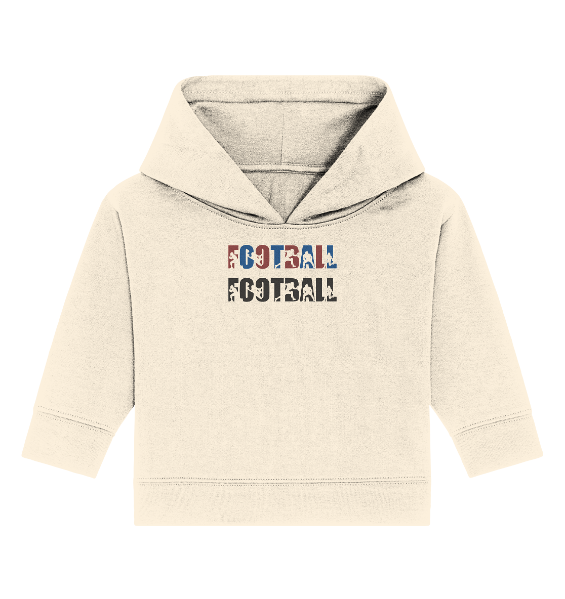 Football Silhouette - Baby Organic Hoodie