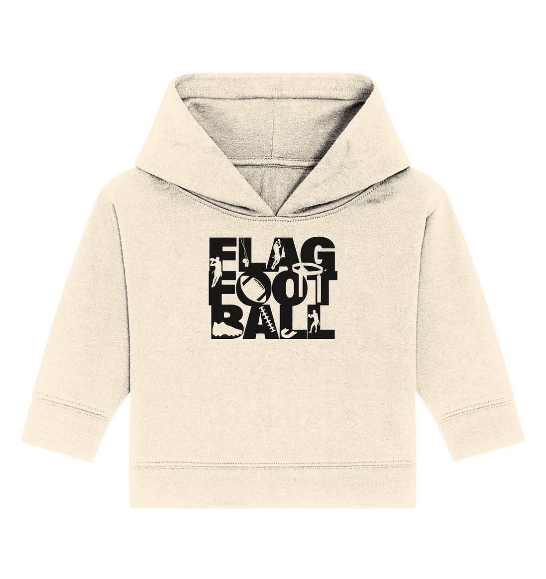 Flag Football - Baby Organic Hoodie