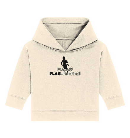 Playoff Flag Football  Women black  - Baby Organic Hoodie