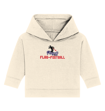 Playoff Flag Football  Men red - Baby Organic Hoodie
