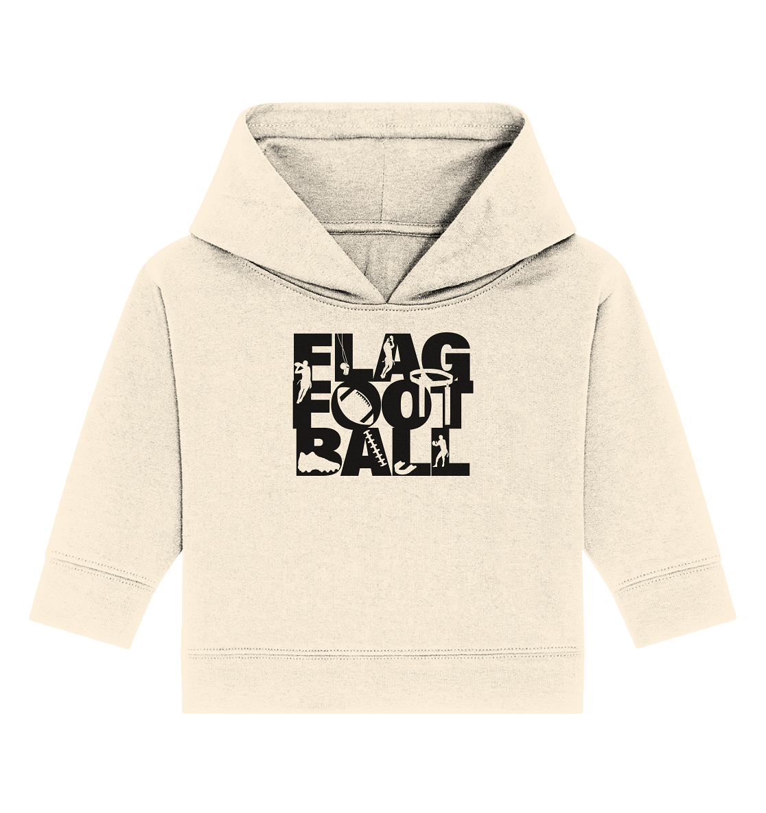 Flag Football - Baby Organic Hoodie