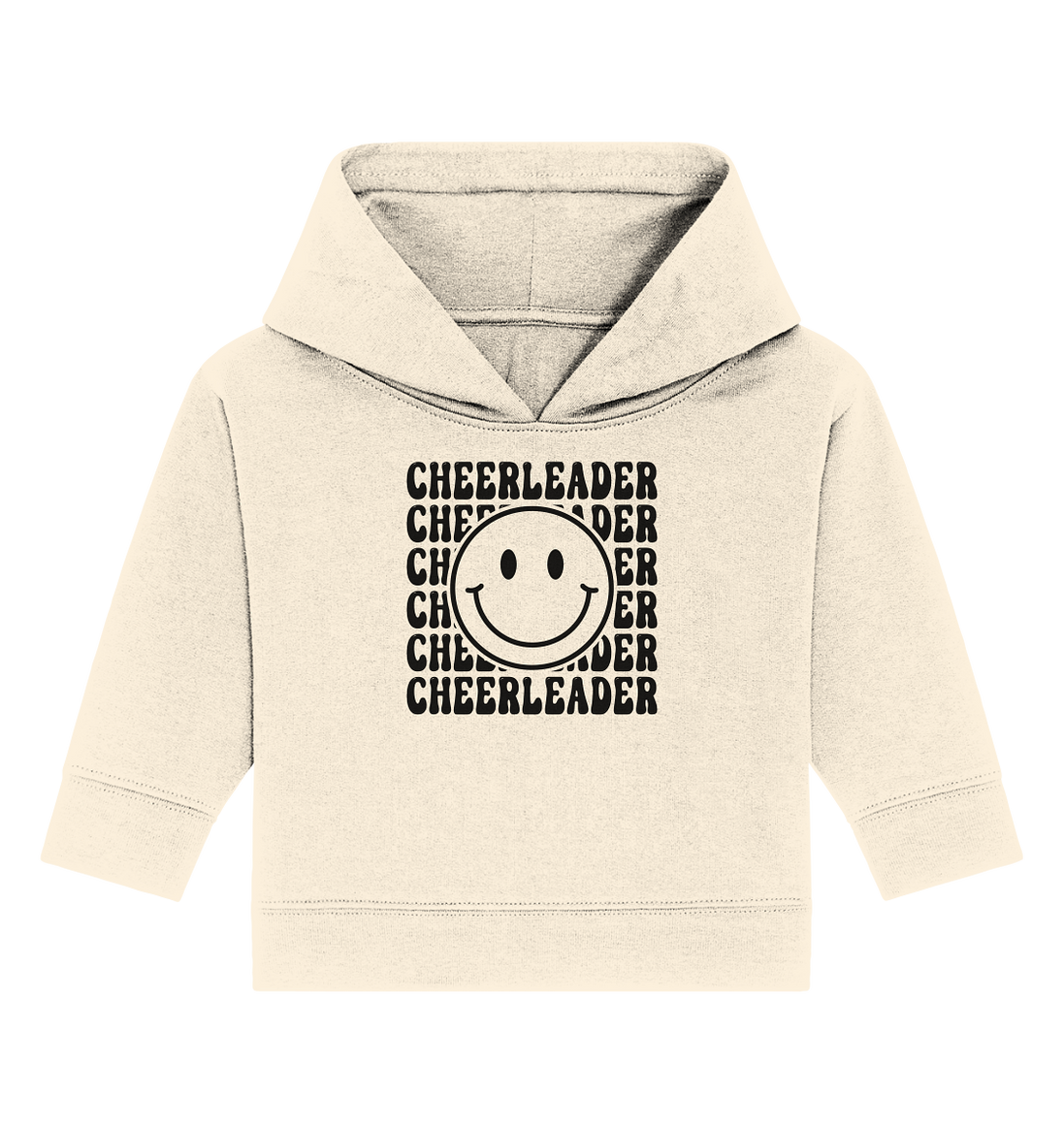 Cheerleader Smiley - Baby Organic Hoodie