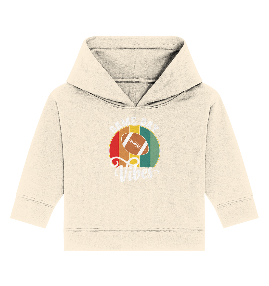 Game Day Vibes White - Baby Organic Hoodie