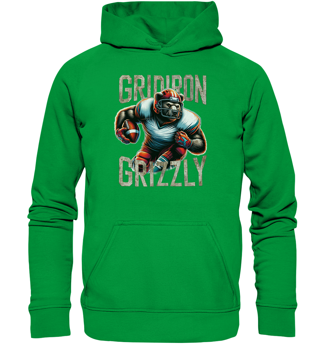 Gridiron Grizzly - Basic Unisex Hoodie