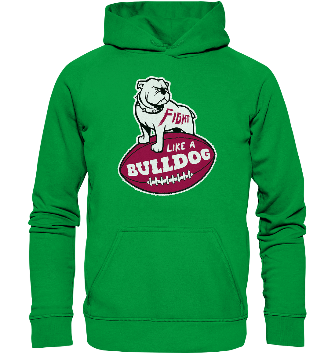 Fight like a Bulldog - Basic Unisex Hoodie