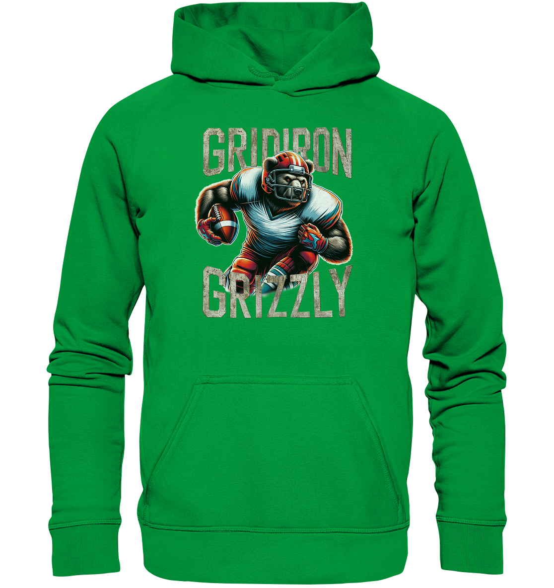 Gridiron Grizzly - Basic Unisex Hoodie