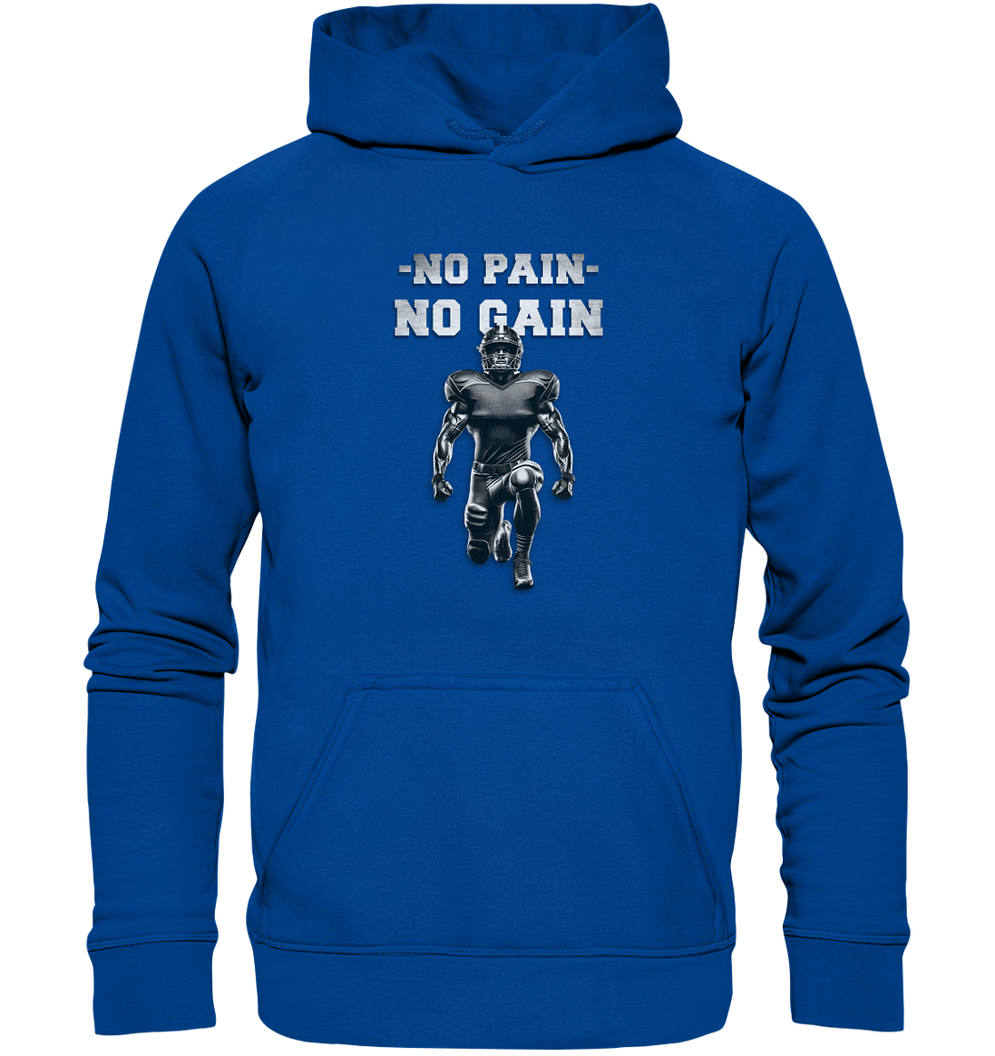 No Pain No Gain Metal - Basic Unisex Hoodie