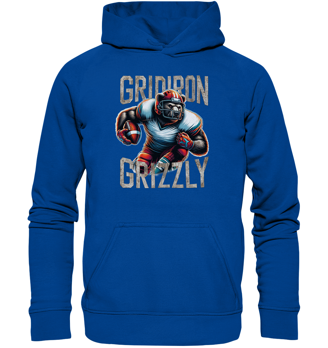 Gridiron Grizzly - Basic Unisex Hoodie