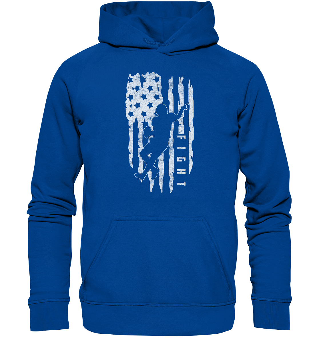 USA Flag Fight - Basic Unisex Hoodie