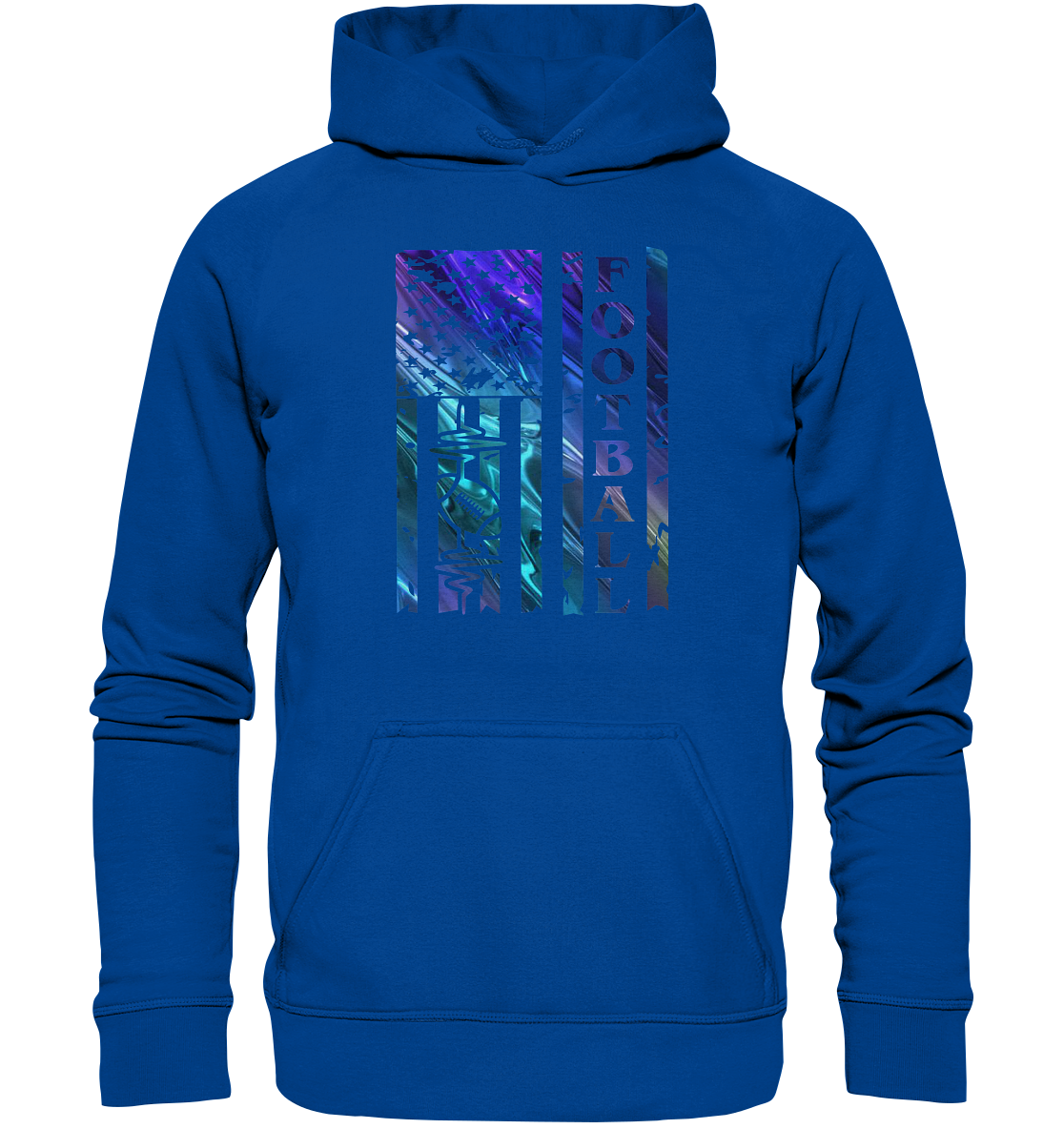 USA Football Flag - Basic Unisex Hoodie