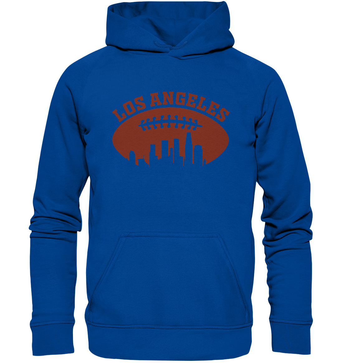 Los Angeles Football Silhouette - Basic Unisex Hoodie