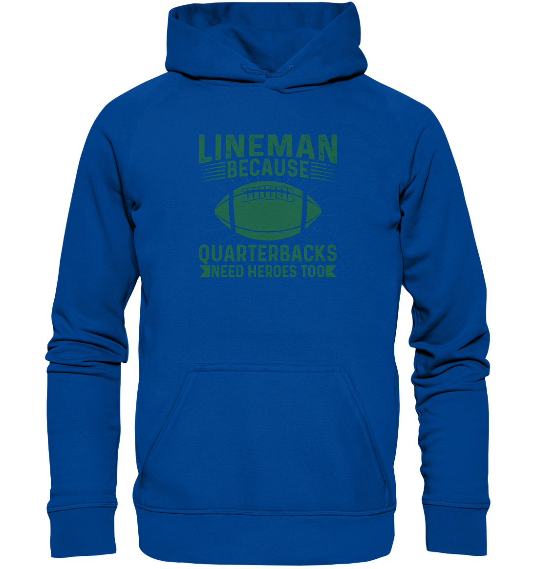 Lineman Heroes Green - Basic Unisex Hoodie