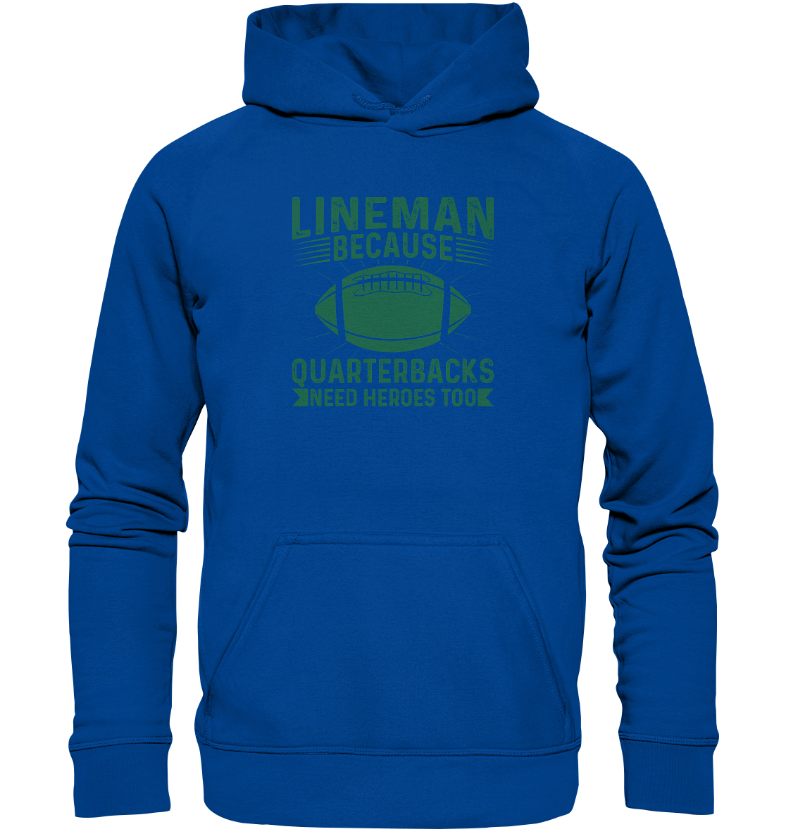 Lineman Heroes Green - Basic Unisex Hoodie