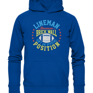 Lineman Brick Wall - Basic Unisex Hoodie