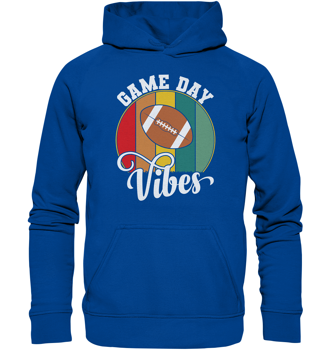 Game Day Vibes White - Basic Unisex Hoodie