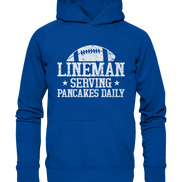 Lineman Serving Pancakes - Basic Unisex Hoodie