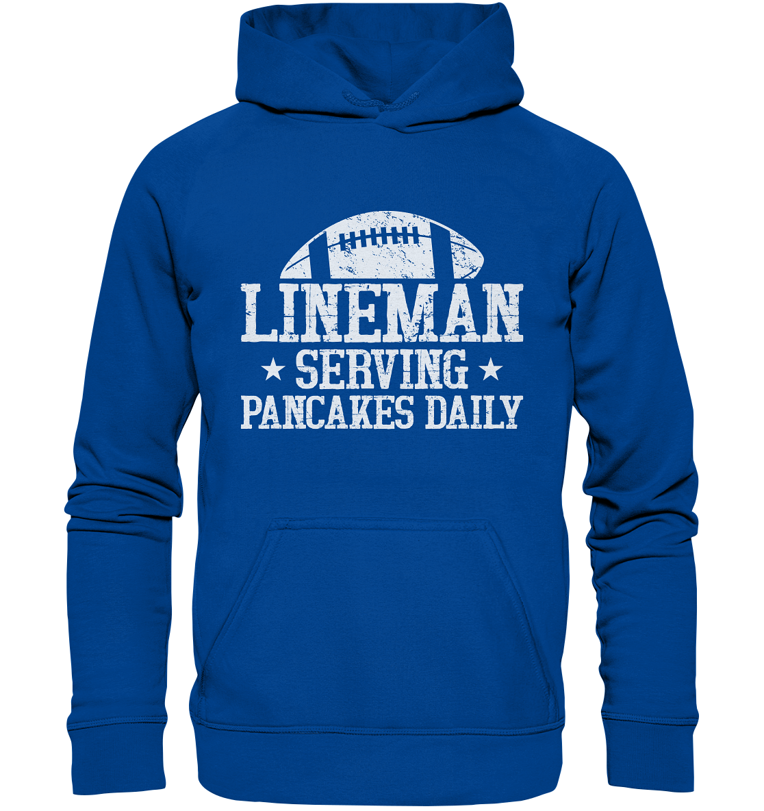 Lineman Serving Pancakes - Basic Unisex Hoodie