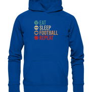 Eat Sleep Football Repeat - Basic Unisex Hoodie