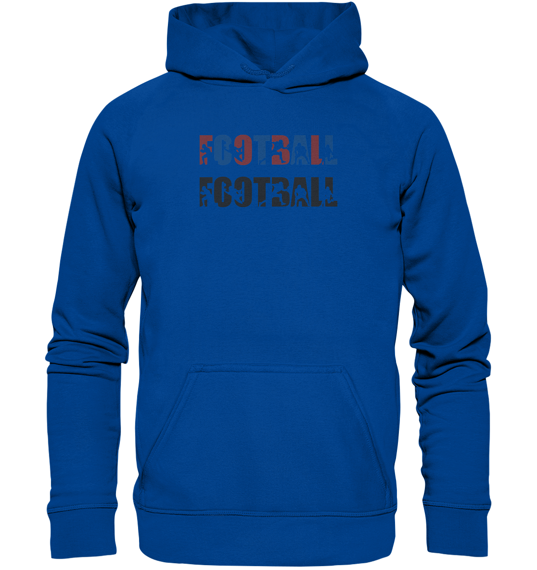 Football Silhouette - Basic Unisex Hoodie