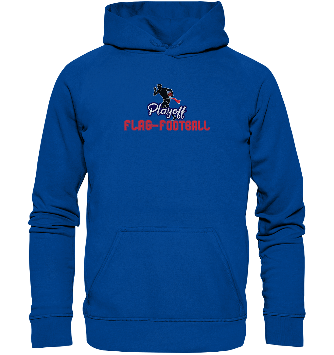 Playoff Flag Football  Men red - Basic Unisex Hoodie