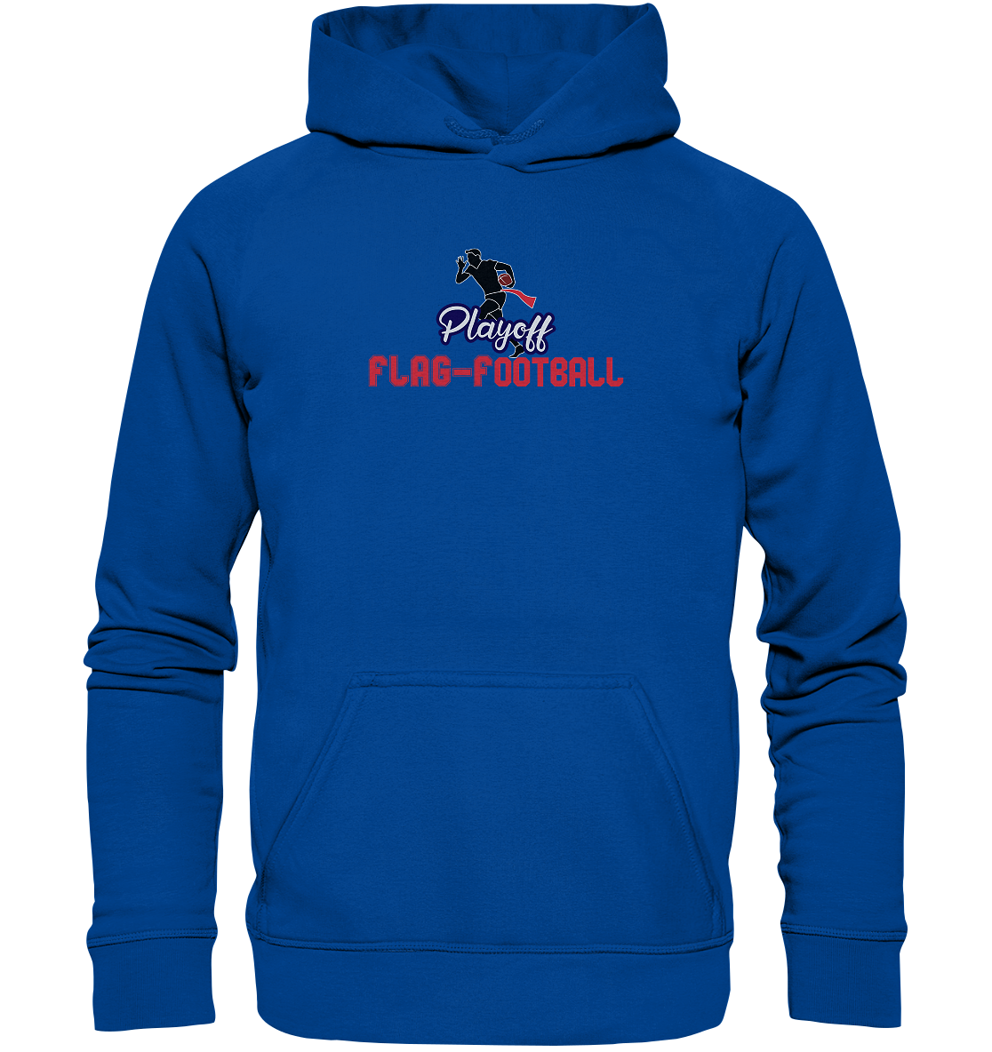 Playoff Flag Football  Men red - Basic Unisex Hoodie