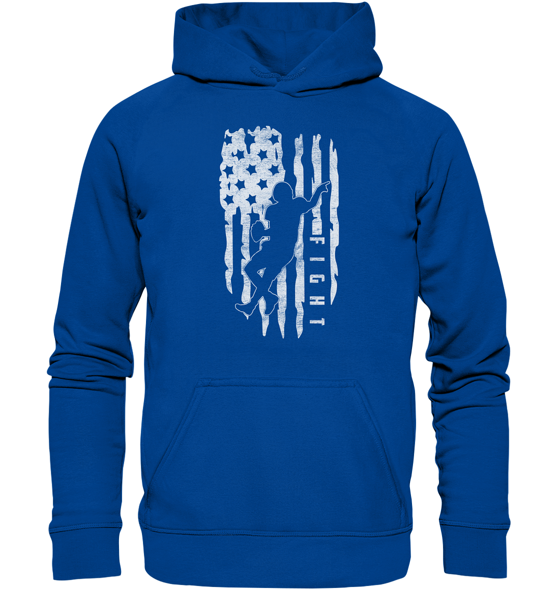 USA Flag Fight - Basic Unisex Hoodie