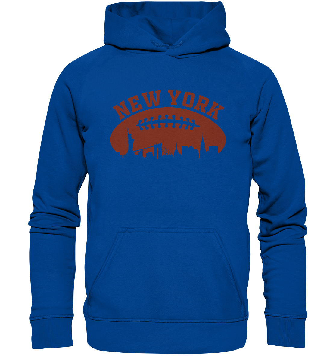 New York Football Silhoutte  - Basic Unisex Hoodie