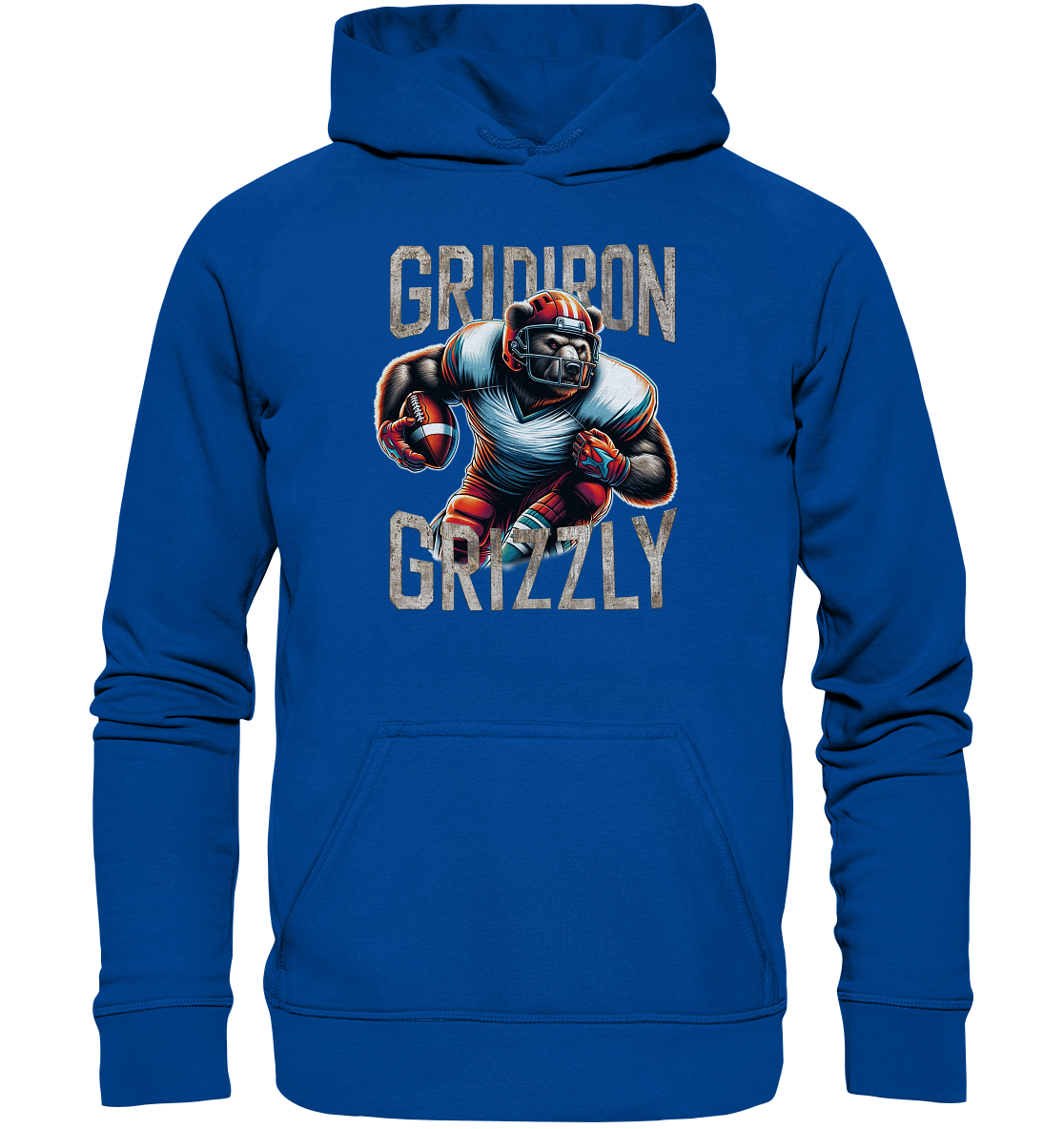 Gridiron Grizzly - Basic Unisex Hoodie