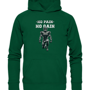 No Pain No Gain Metal - Basic Unisex Hoodie