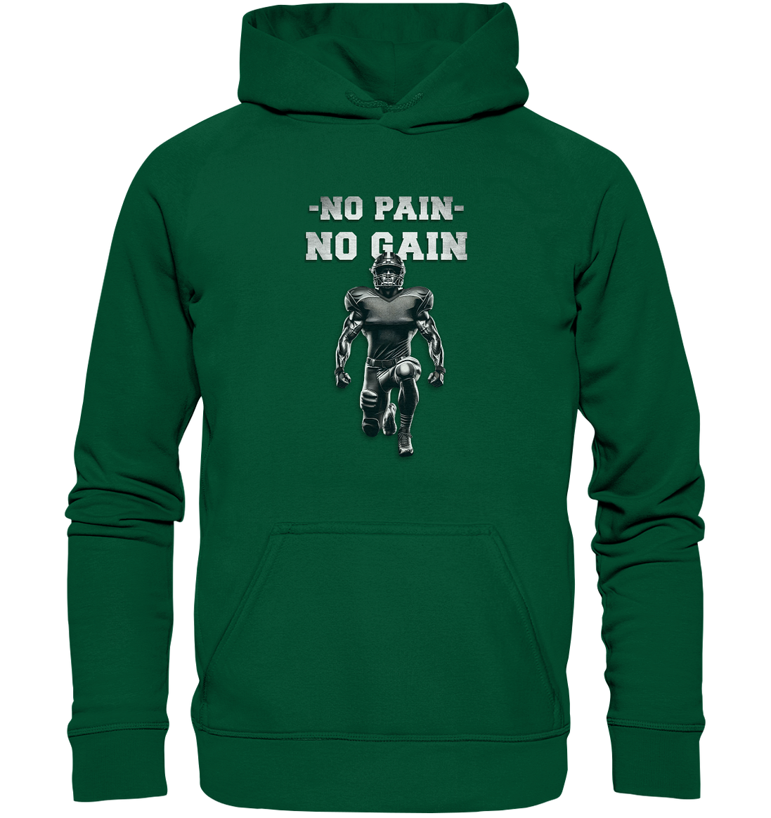 No Pain No Gain Metal - Basic Unisex Hoodie