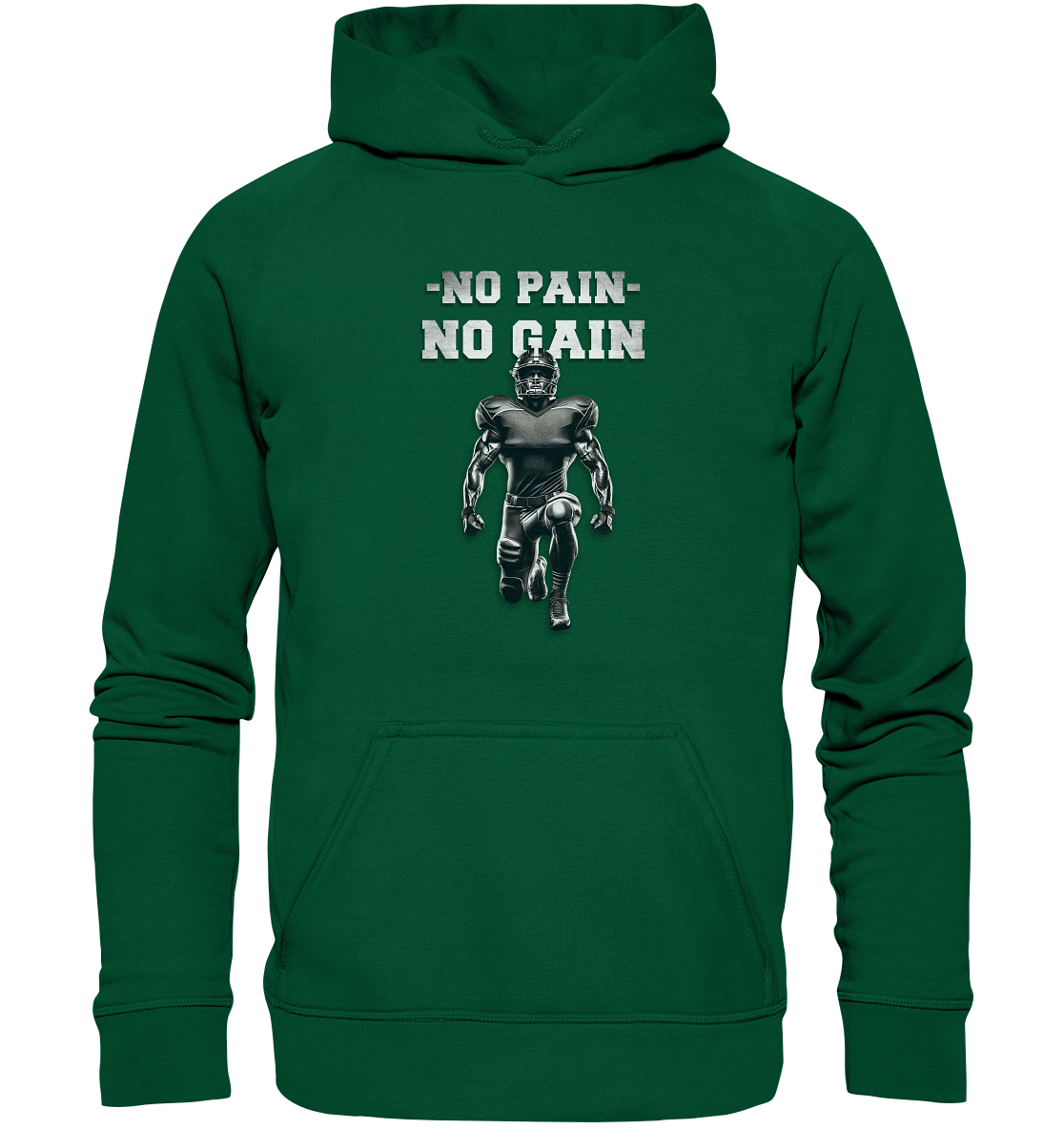 No Pain No Gain Metal - Basic Unisex Hoodie