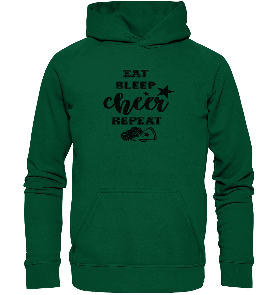 Eat Sleep Cheer Repeat - Basic Unisex Hoodie