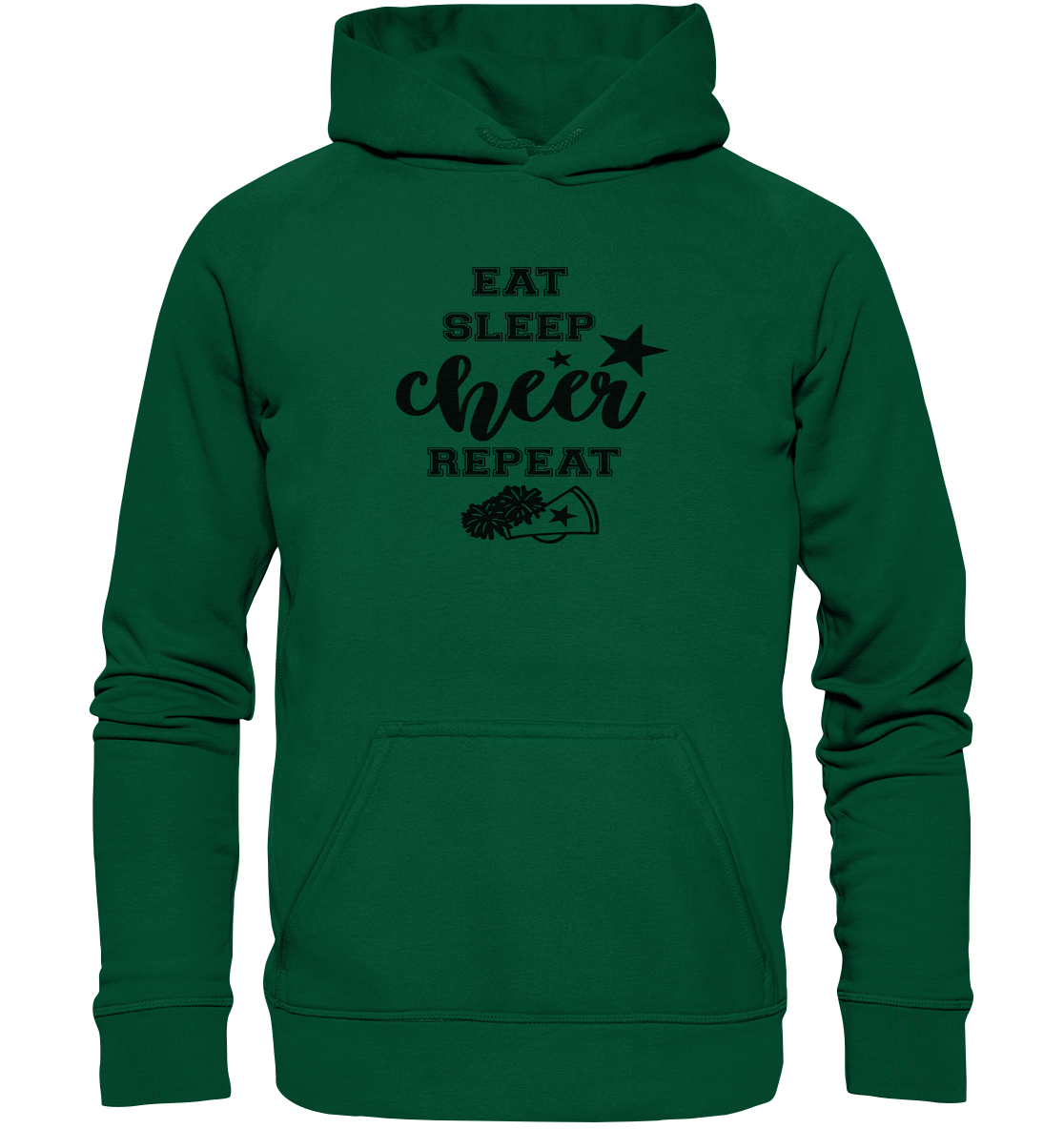 Eat Sleep Cheer Repeat - Basic Unisex Hoodie