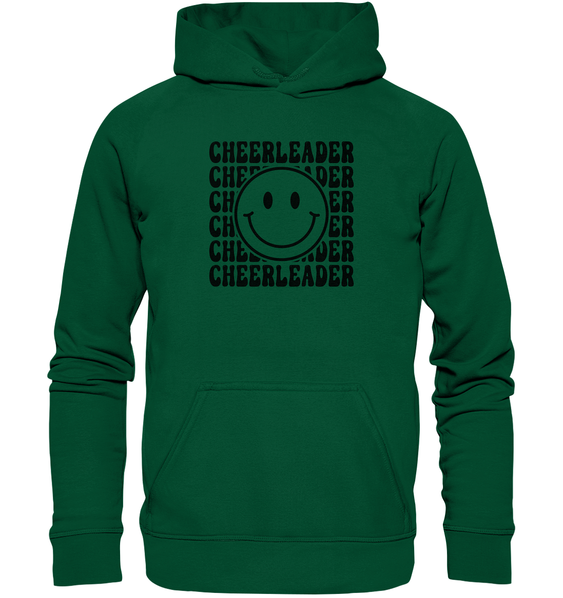 Cheerleader Smiley - Basic Unisex Hoodie