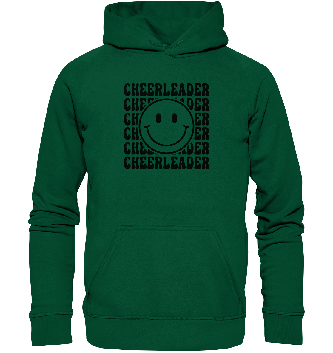 Cheerleader Smiley - Basic Unisex Hoodie