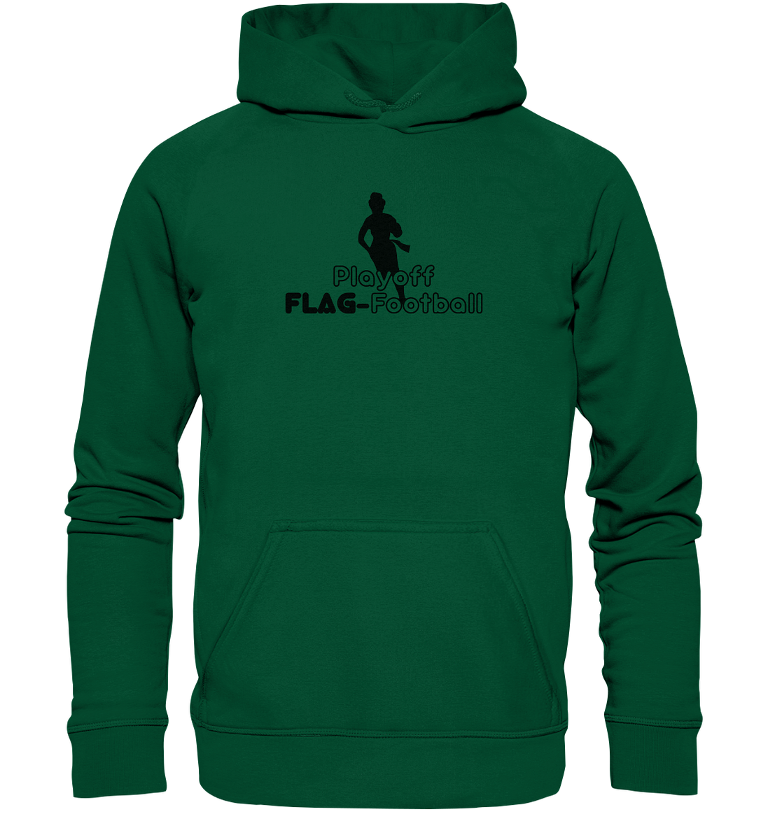 Playoff Flag Football  Women black  - Basic Unisex Hoodie