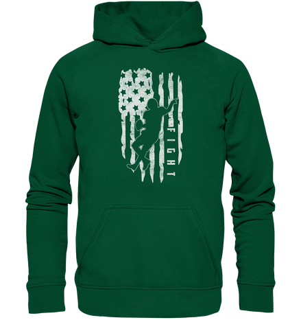 USA Flag Fight - Basic Unisex Hoodie