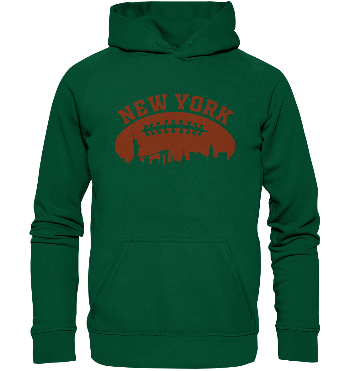New York Football Silhoutte  - Basic Unisex Hoodie