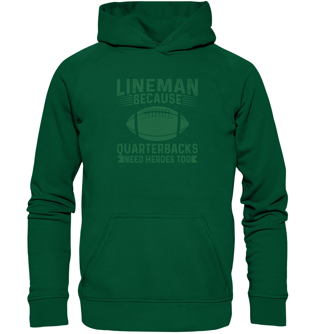 Lineman Heroes Green - Basic Unisex Hoodie