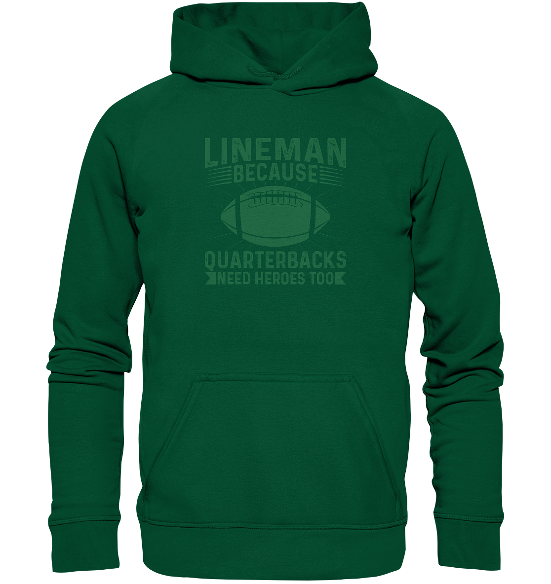 Lineman Heroes Green - Basic Unisex Hoodie