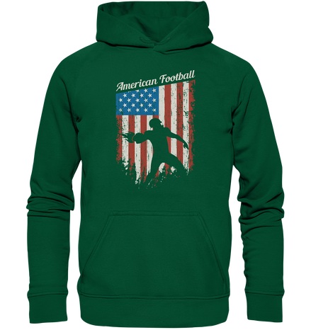 American Football Banner - Basic Unisex Hoodie