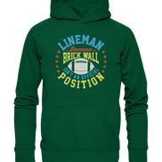 Lineman Brick Wall - Basic Unisex Hoodie