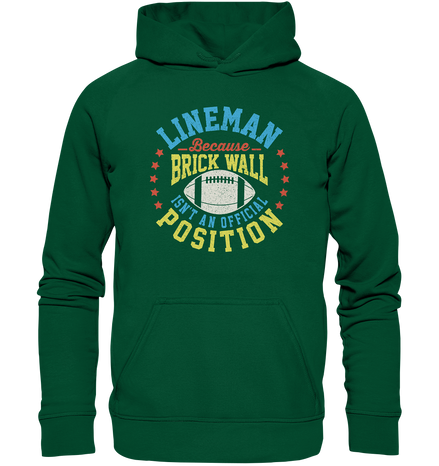 Lineman Brick Wall - Basic Unisex Hoodie