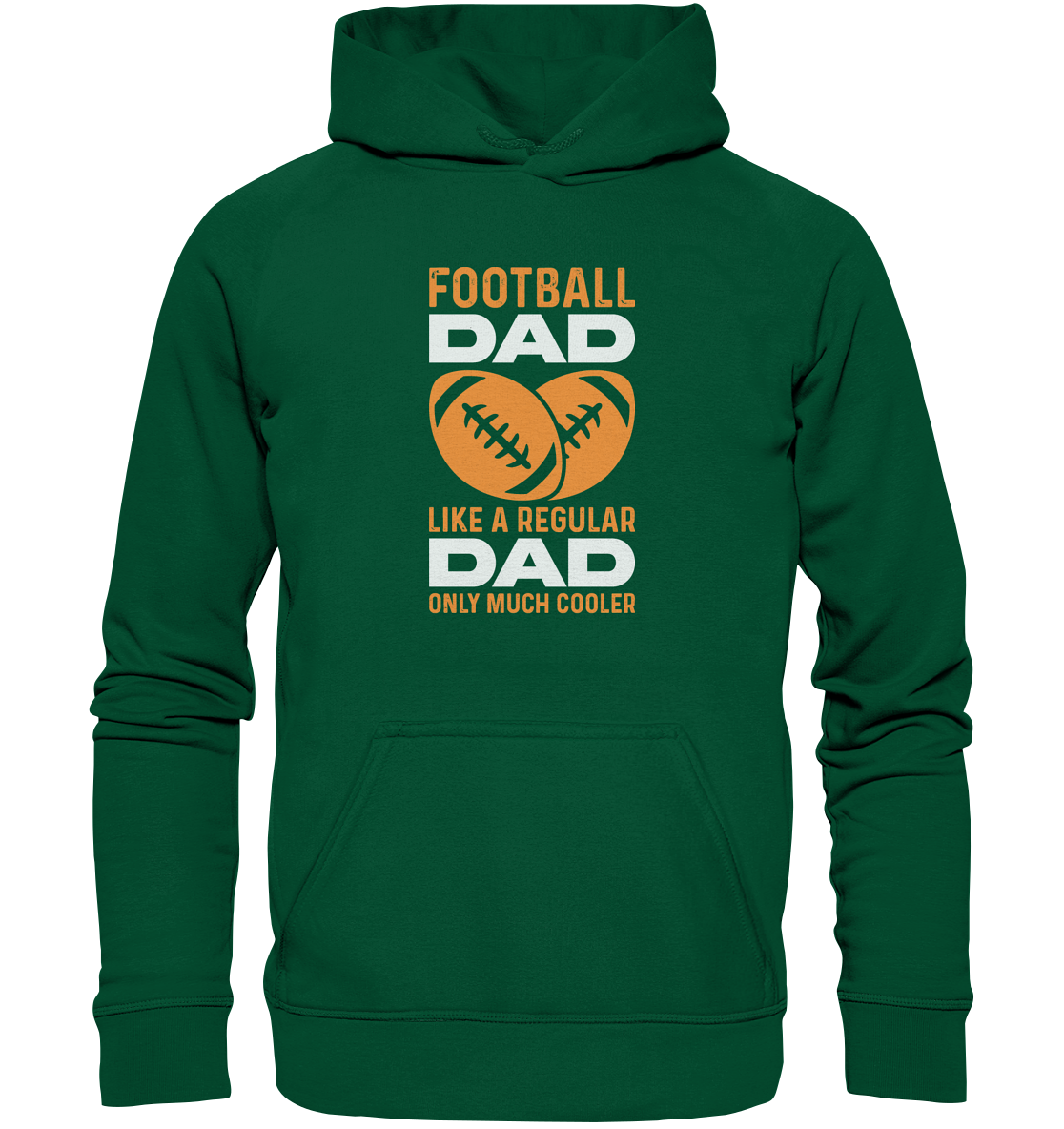Football Dad Much Cooler - Basic Unisex Hoodie