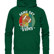 Game Day Vibes White - Basic Unisex Hoodie