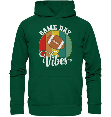 Game Day Vibes White - Basic Unisex Hoodie