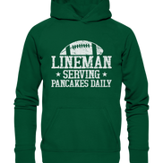 Lineman Serving Pancakes - Basic Unisex Hoodie