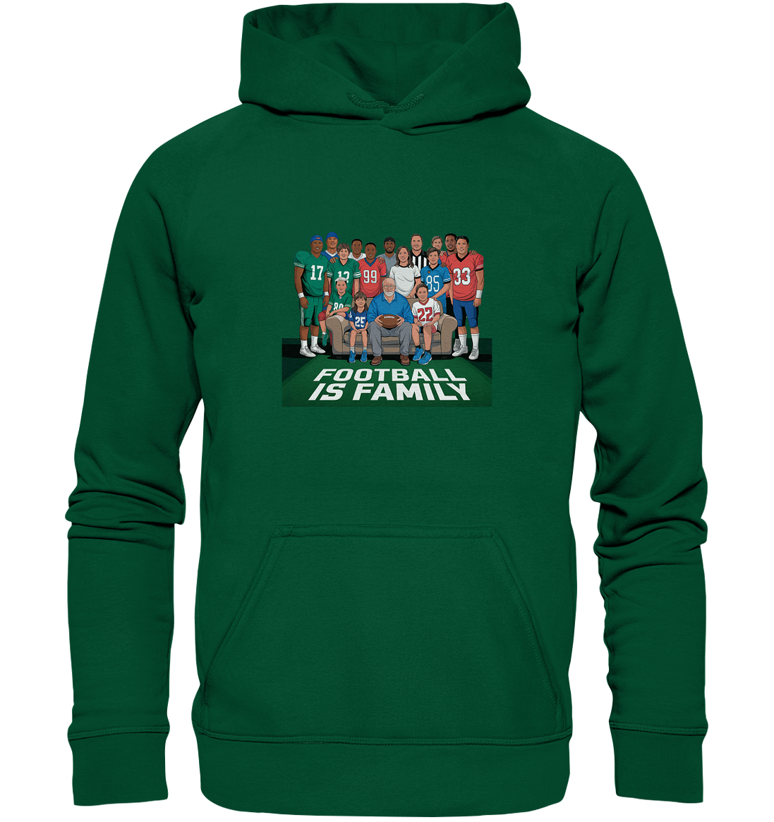 Football is Family - Basic Unisex Hoodie